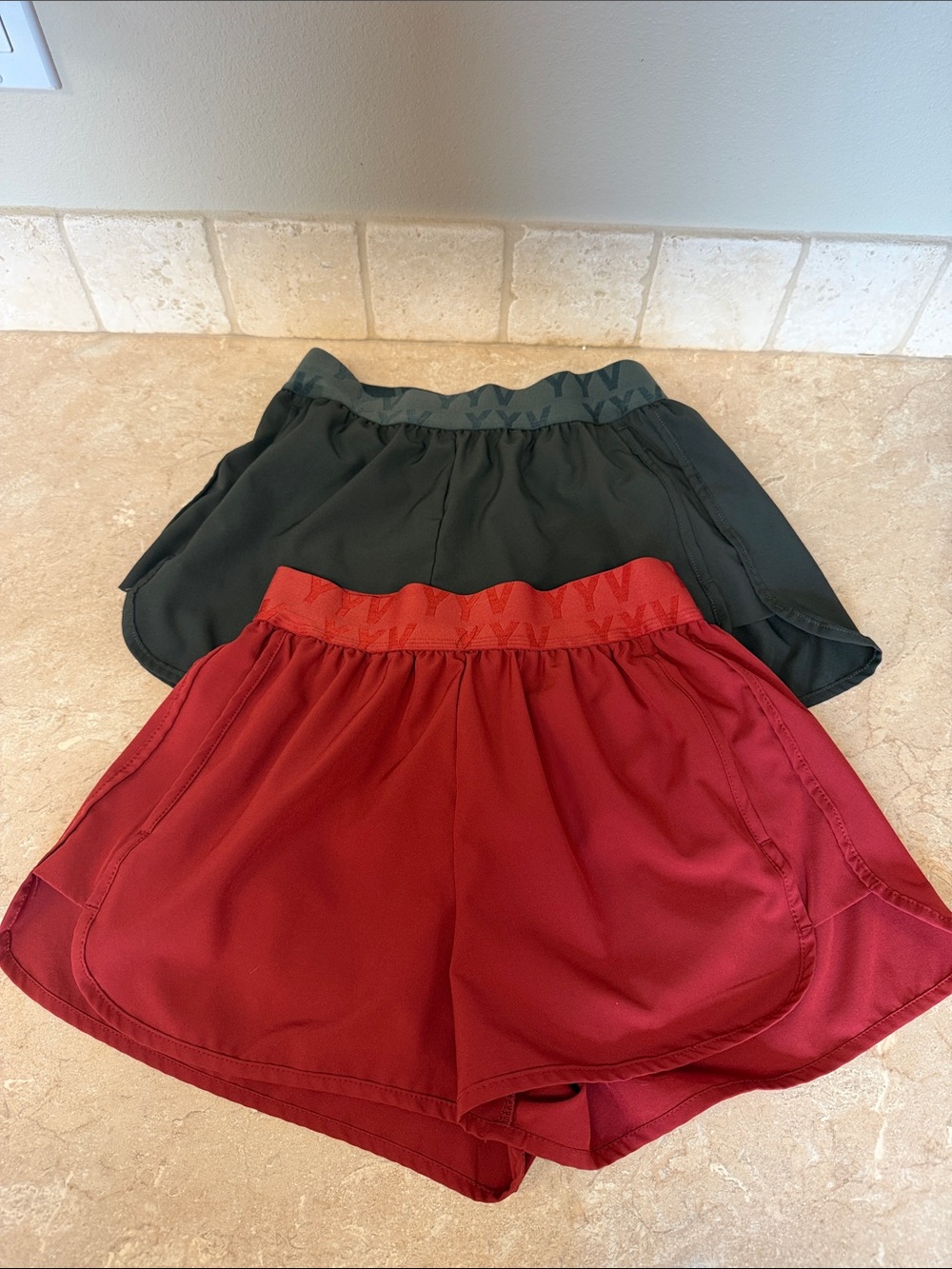 YYV Athletic Running Shorts SzXS NWOT Set of 2